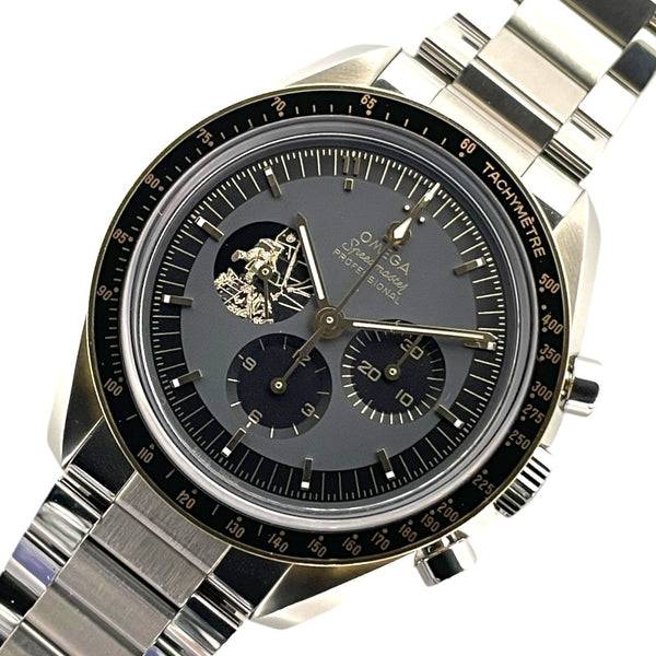 オメガ OMEGA スピードマスター ムーンウォッチ  522.20.42.50 グレー YG/SS 手巻き メンズ 腕時計