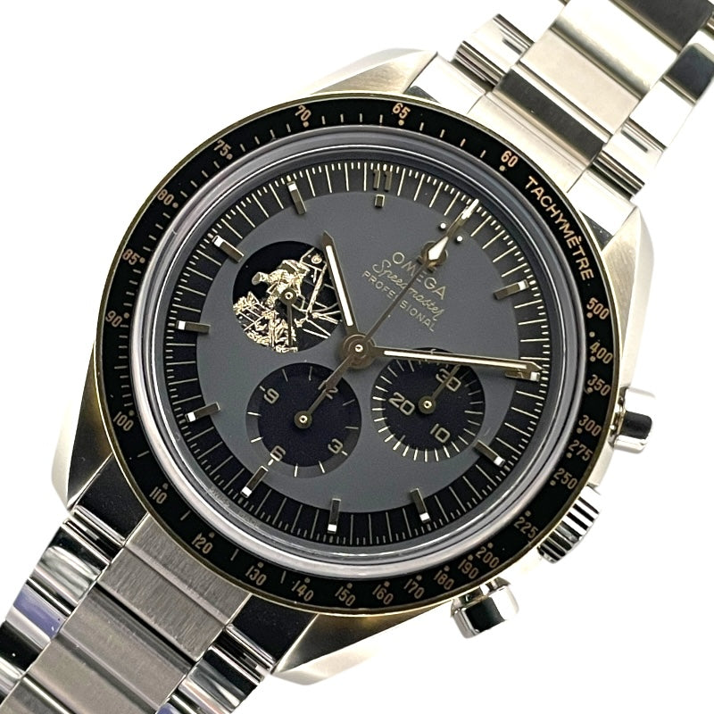 オメガ OMEGA スピードマスター ムーンウォッチ 310.20.42.50.01.001 グレー YG/SS 手巻き メンズ 腕時計
