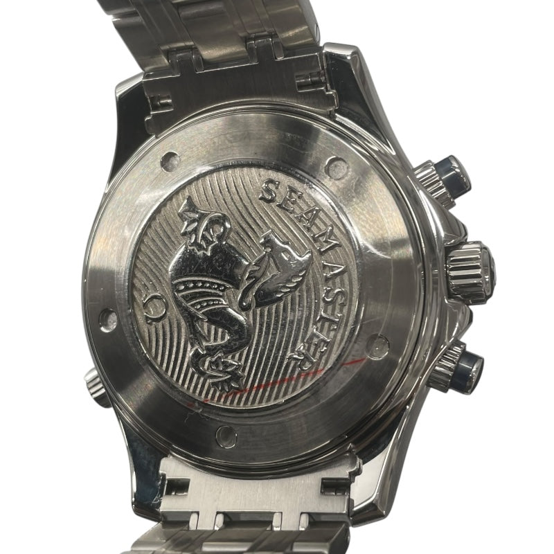 オメガ OMEGA シーマスターダイバー300M コーアクシャルGMT クロノグラフ 210.30.42.20.01.001 ブルー SS 自動巻き メンズ 腕時計