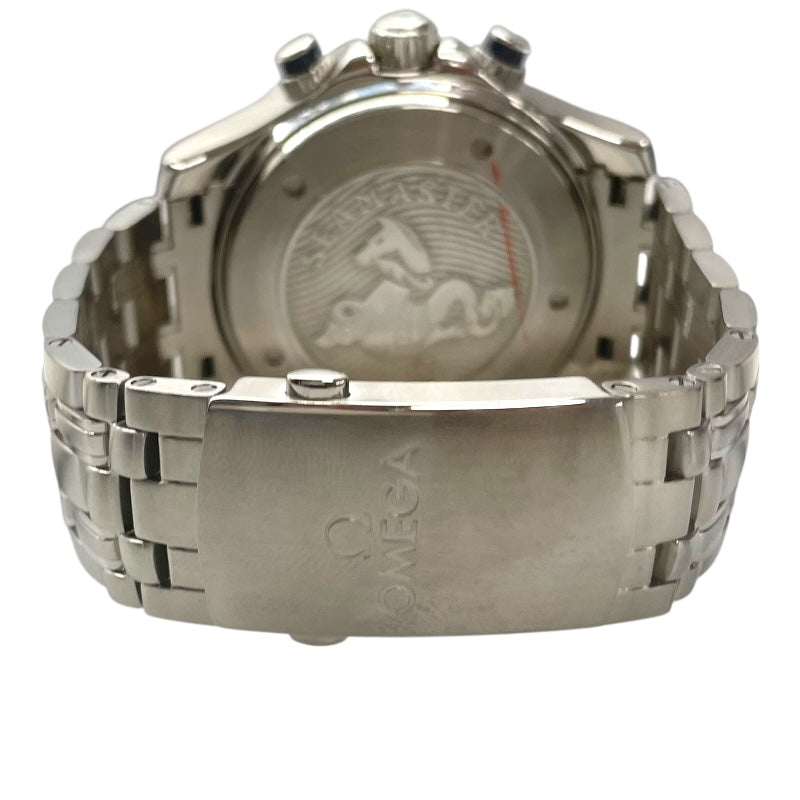 オメガ OMEGA シーマスターダイバー300M コーアクシャルGMT クロノグラフ 210.30.42.20.01.001 ブルー SS 自動巻き メンズ 腕時計
