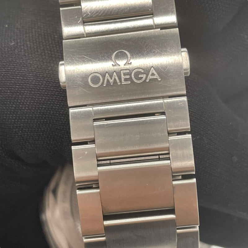 オメガ OMEGA シーマスターレイルマスター コーアクシャルマスター クロノグラフ 220.10.40.20.03.001 ブルー SS 自動巻き メンズ 腕時計