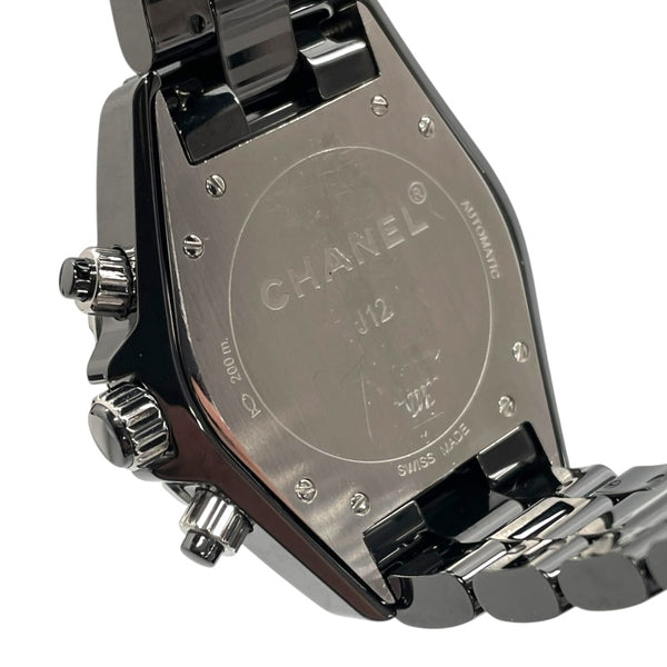 シャネル CHANEL J12 クロノグラフ 41MM H0940 ブラック セラミック/SS 自動巻き メンズ 腕時計