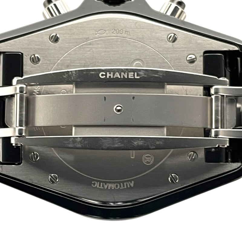 シャネル CHANEL J12 クロノグラフ 41MM H0940 ブラック セラミック/SS 自動巻き メンズ 腕時計