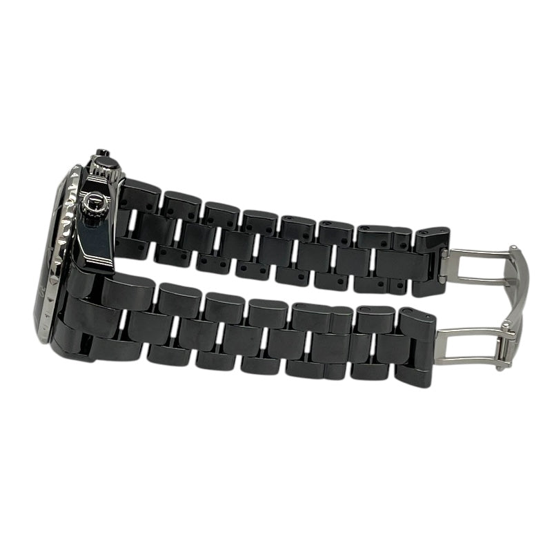 シャネル CHANEL J12 クロノグラフ 41MM H0940 ブラック セラミック/SS 自動巻き メンズ 腕時計