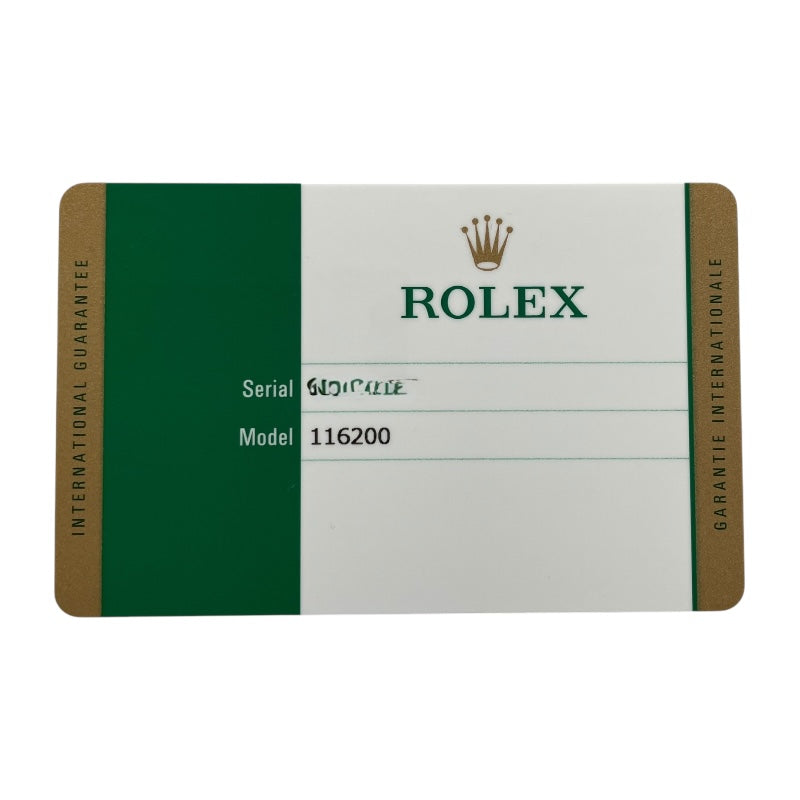 ロレックス ROLEX デイトジャスト36 116200 ブラック SS 自動巻き メンズ 腕時計