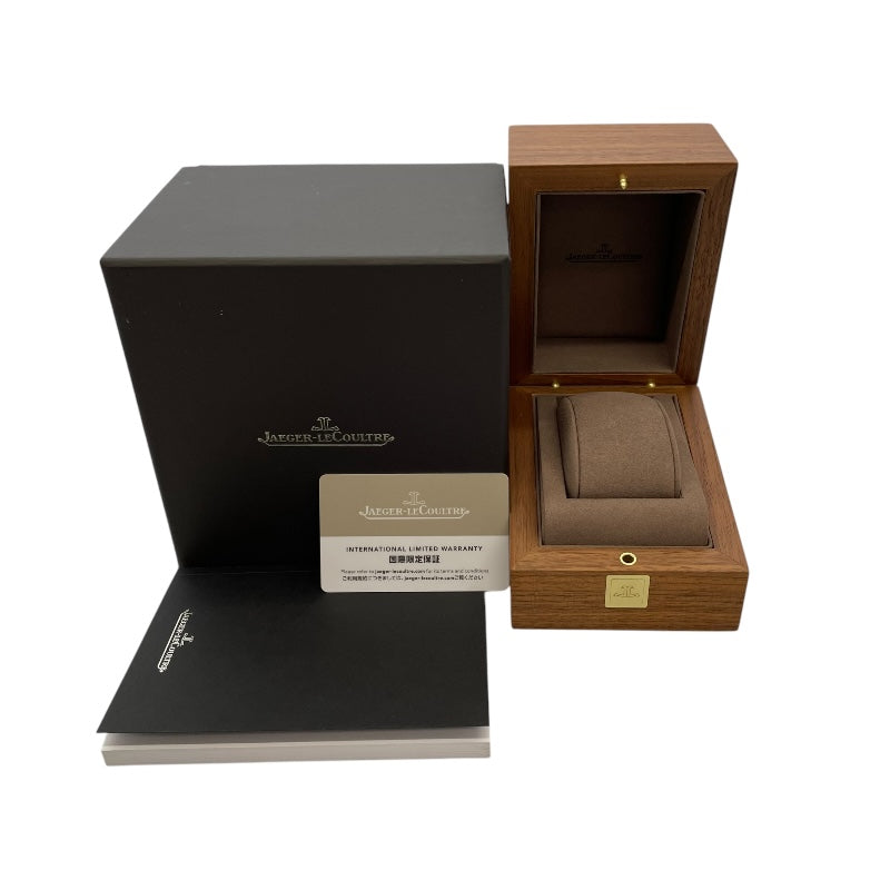 ジャガー・ルクルト JAEGER-LE COULTRE レベルソ・トリビュート クロノグラフ 216.8.S0 (Q389848J) ブルー SS 手巻き メンズ 腕時計