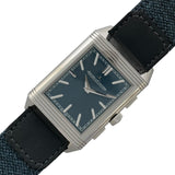 ジャガー・ルクルト JAEGER-LE COULTRE レベルソ・トリビュート クロノグラフ 216.8.S0 (Q389848J) ブルー SS 手巻き メンズ 腕時計