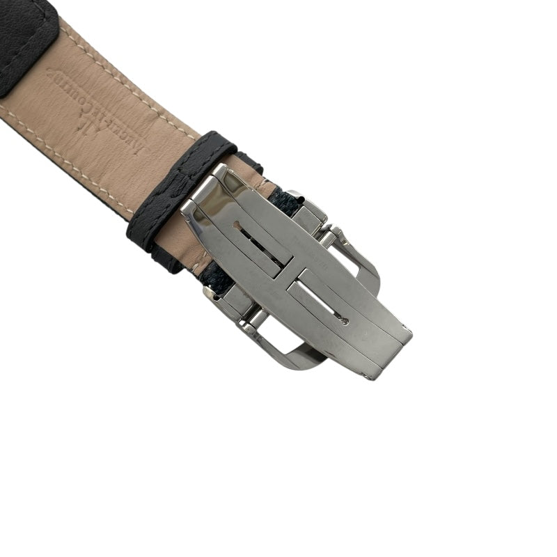 ジャガー・ルクルト JAEGER-LE COULTRE レベルソ・トリビュート クロノグラフ 216.8.S0 (Q389848J) ブルー SS 手巻き メンズ 腕時計