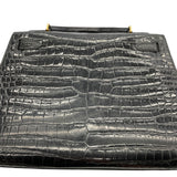 エルメス HERMES ケリー28　外縫い 〇V刻 ブラック　ゴールド金具 ポロサス レディース ショルダーバッグ