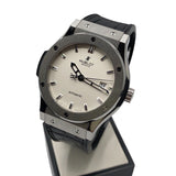 ウブロ HUBLOT クラシックフュージョン　チタニウム　オパリン 542.NX.2610.LR オパーリンシルバー チタン メンズ 腕時計