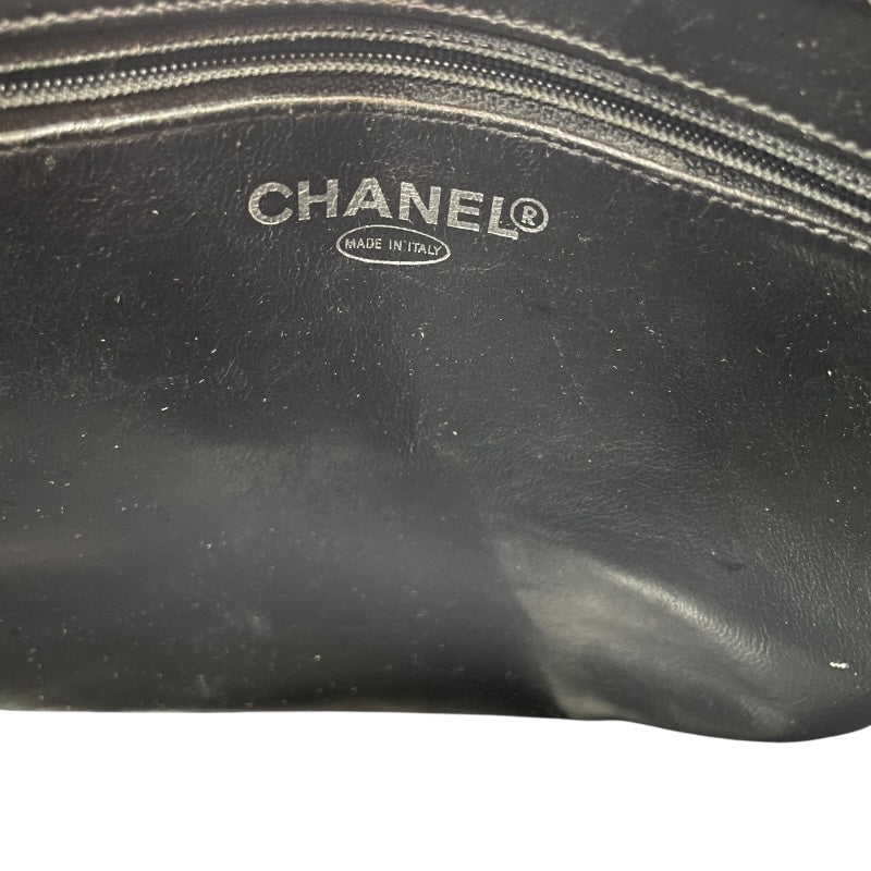 シャネル CHANEL 復刻トート A01804  ブラック　シルバー金具 キャビアスキン レディース ハンドバッグ
