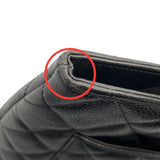 シャネル CHANEL 復刻トート A01804  ブラック　シルバー金具 キャビアスキン レディース ハンドバッグ