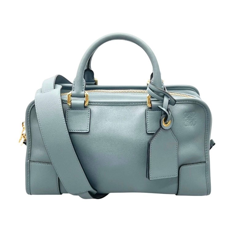 ロエベ LOEWE アマソナ 28 352.30.N03 ブルー カーフ レディース ショルダーバッグ