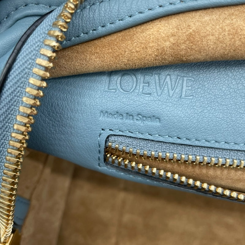 ロエベ LOEWE アマソナ 28 352.30.N03 ブルー カーフ レディース ショルダーバッグ