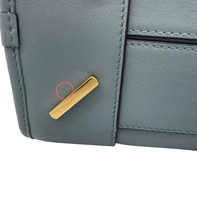ロエベ LOEWE アマソナ 28 352.30.N03 ブルー カーフ レディース ショルダーバッグ