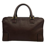 ロエベ LOEWE アマソナ36 ブラウン レザー レディース ハンドバッグ