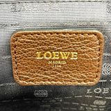 ロエベ LOEWE アマソナ36 ブラウン レザー レディース ハンドバッグ
