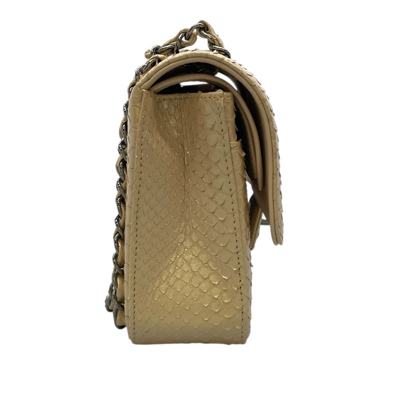 ★25A★【CHANEL】トラぺーズフォーム マトラッセショルダー シャネル CHANEL マトラッセ25 A01112 ピンクベージュ×シルバー