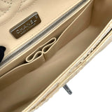 シャネル CHANEL マトラッセ25  A01112 ピンクベージュ×シルバー金具 パイソン レディース ショルダーバッグ