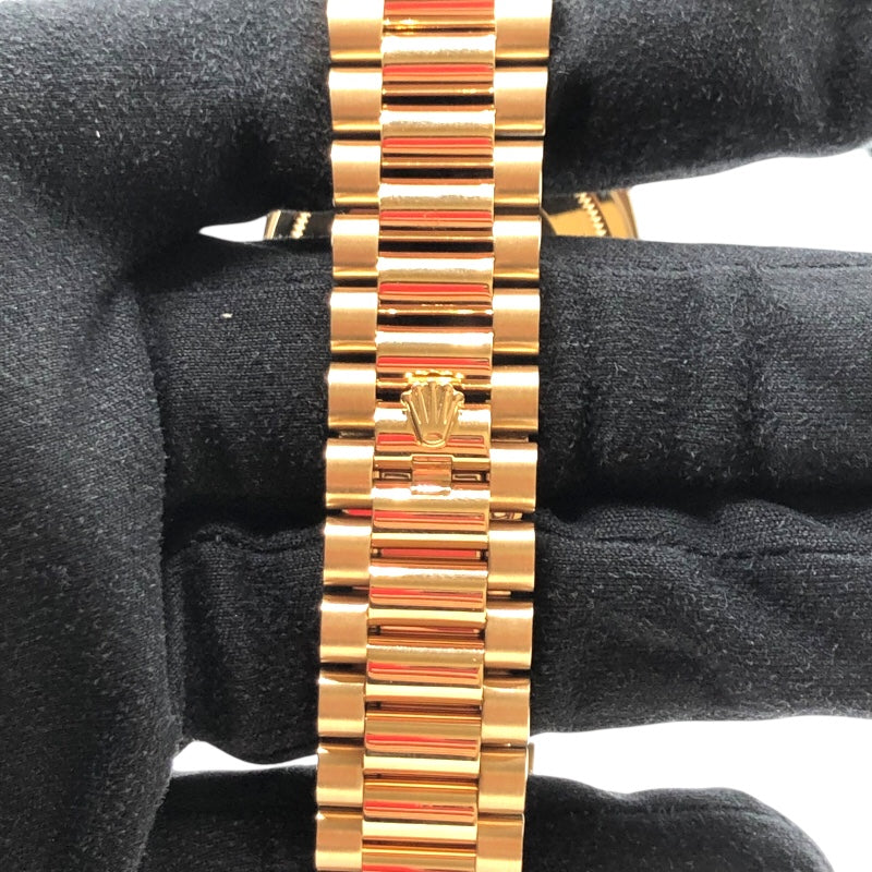ロレックス ROLEX デイデイト36グリーンオングレ 128238A グリーン K18イエローゴールド G750YG ユニセックス 腕時計