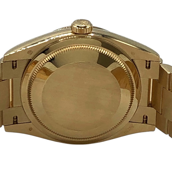 ロレックス ROLEX デイデイト36グリーンオングレ 128238A グリーン K18イエローゴールド G750YG ユニセックス 腕時計