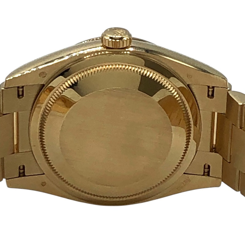 ロレックス ROLEX デイデイト36グリーンオングレ 128238A グリーン K18イエローゴールド G750YG ユニセックス 腕時計