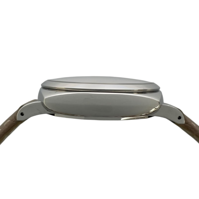 パネライ PANERAI ルミノール ドゥエ PAM01043 ホワイト SS/革ベルト 自動巻き ユニセックス 腕時計