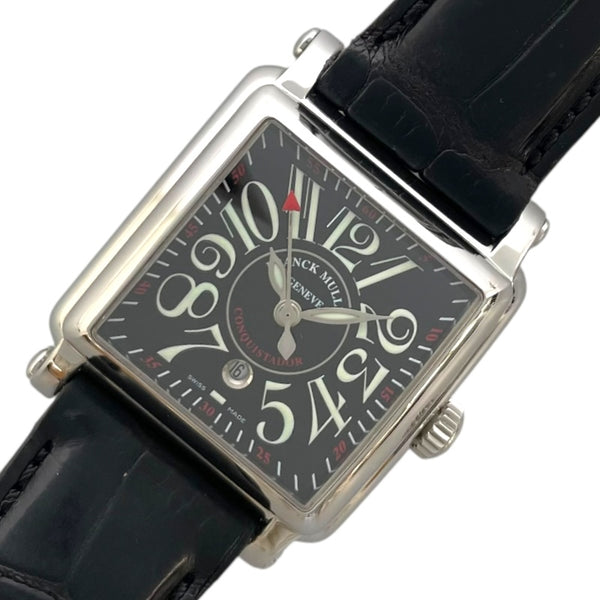 フランク・ミュラー FRANCK MULLER コンキスタドール コルテス 10000LSC ブラック ss 自動巻き レディース 腕時計