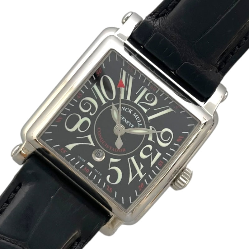 フランク・ミュラー FRANCK MULLER コンキスタドール コルテス 10000LSC ブラック ss 自動巻き レディース 腕時計