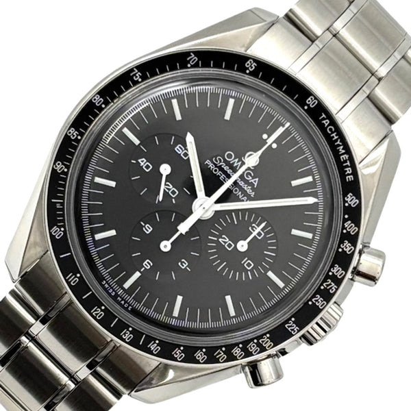 オメガ OMEGA スピードマスタームーンウォッチ プロフェッショナル コーアクシャル 310.30.42.50 ブラック SS メンズ 腕時計
