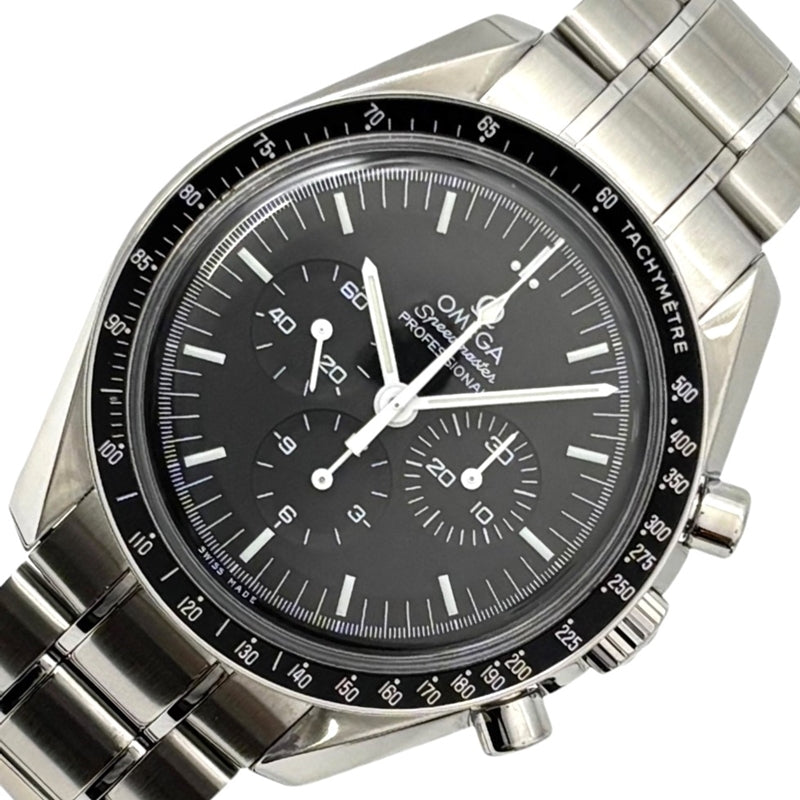 オメガ OMEGA スピードマスタームーンウォッチ プロフェッショナル コーアクシャル 310.30.42.50 ブラック SS メンズ 腕時計