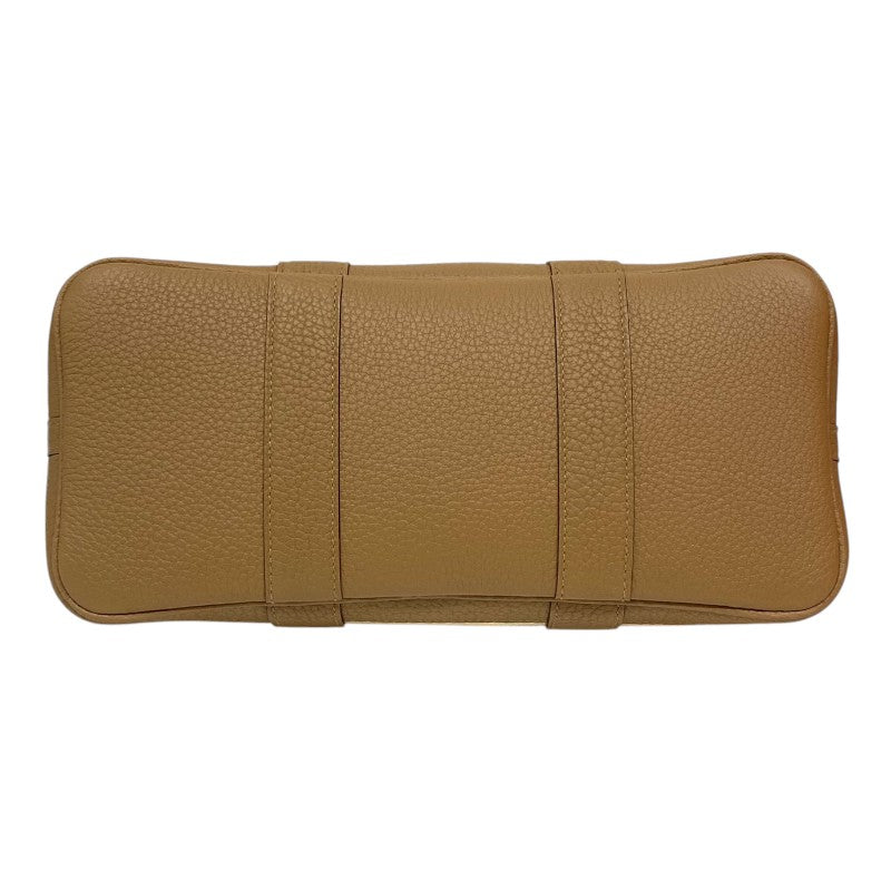 エルメス HERMES ガーデンパーティーTPM B刻 クリーム×ベージュマルファ シルバー金具 トワル/ネゴンダ レディース ハンドバッグ