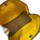 エルメス HERMES ガーデンパーティーTPM B刻 クリーム×ベージュマルファ シルバー金具 トワル/ネゴンダ レディース ハンドバッグ