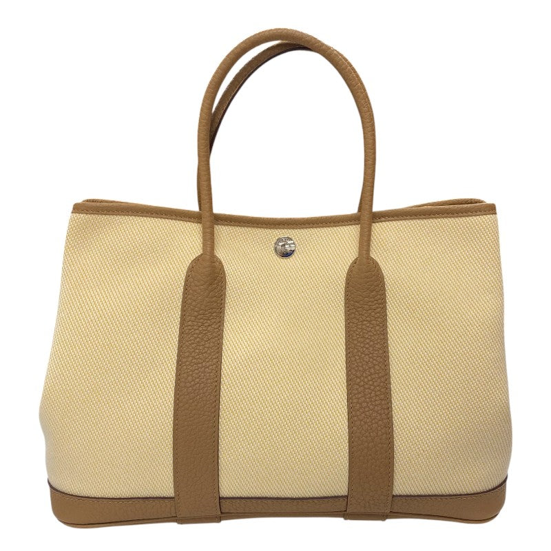 ☆定価以下☆ エルメス ガーデンパーティtpm 30 ベージュマルファ ネゴンダ エルメス ガーデンパーティ30/TPM エベーヌ ネゴンダ シルバー
