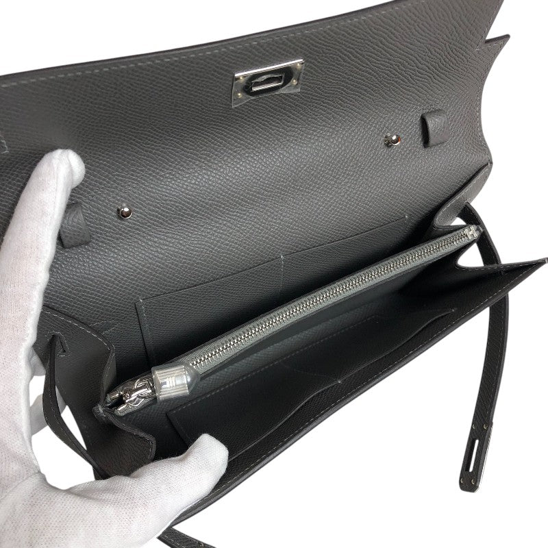エルメス HERMES ケリートゥーゴー W刻印 グリメイヤー シルバー金具 ヴォーエプソン レディース ショルダーバッグ