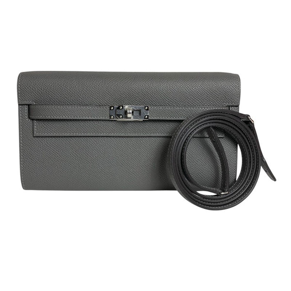 エルメス HERMES ケリートゥーゴー W刻印 グリメイヤー シルバー金具 ヴォーエプソン レディース ショルダーバッグ