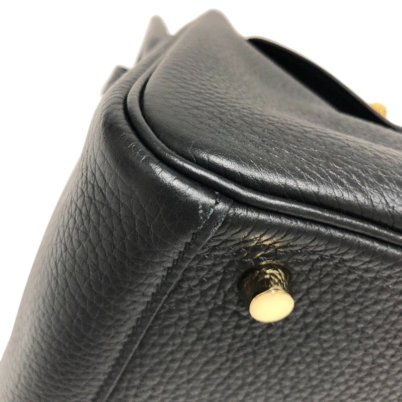 エルメス HERMES リンディ26 B刻 ブラック ゴールド金具 トリヨンクレマンス レディース ショルダーバッグ