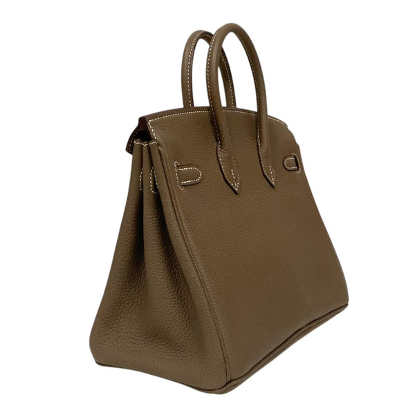 エルメス HERMES バーキン25 Z刻 エトゥープ ゴールド金具 トゴ レディース ハンドバッグ
