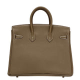 エルメス HERMES バーキン25 Z刻 エトゥープ ゴールド金具 トゴ レディース ハンドバッグ