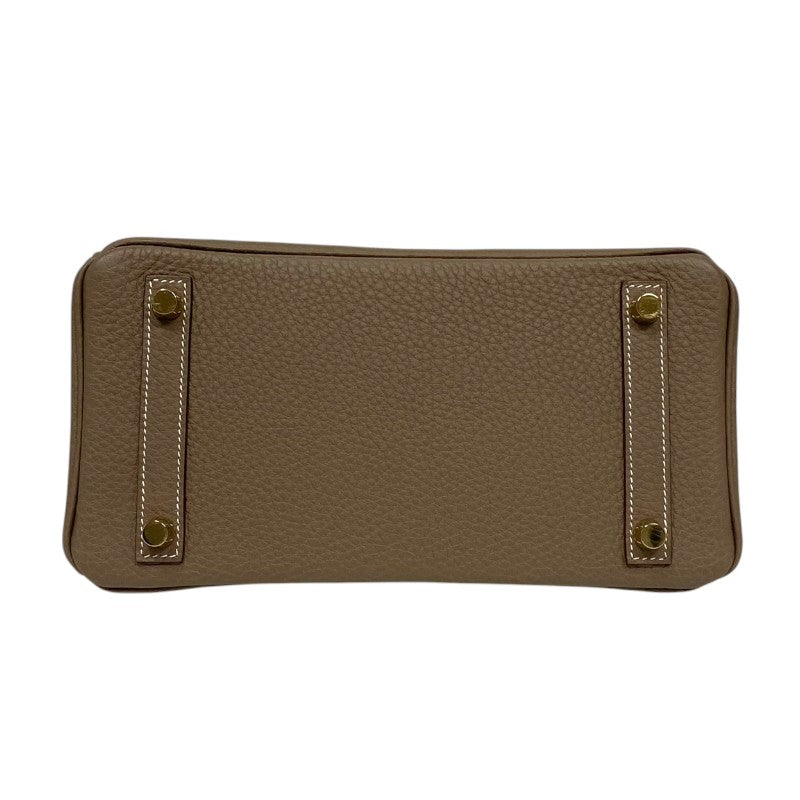 エルメス HERMES バーキン25 Z刻 エトゥープ ゴールド金具 トゴ レディース ハンドバッグ