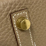 エルメス HERMES バーキン25 Z刻 エトゥープ ゴールド金具 トゴ レディース ハンドバッグ