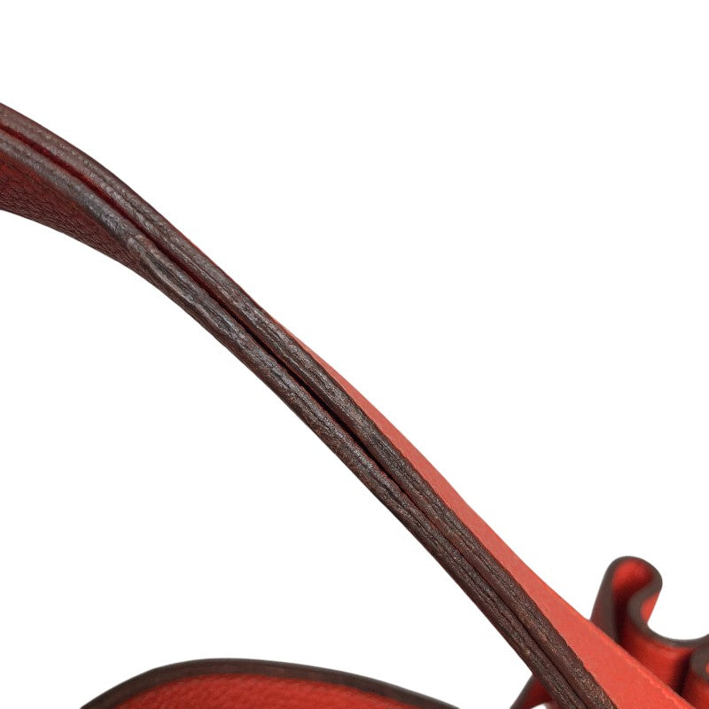 エルメス HERMES ソーケリー26 □Q刻 ルージュピヴォワンヌ シルバー金具 トゴ レディース ショルダーバッグ