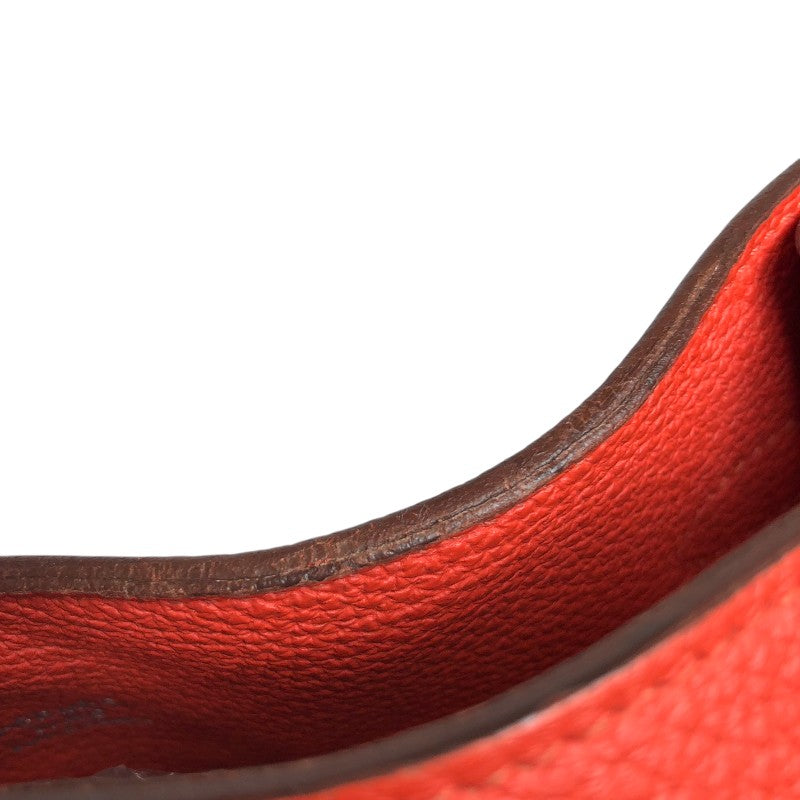 エルメス HERMES ソーケリー26 □Q刻 ルージュピヴォワンヌ シルバー金具 トゴ レディース ショルダーバッグ