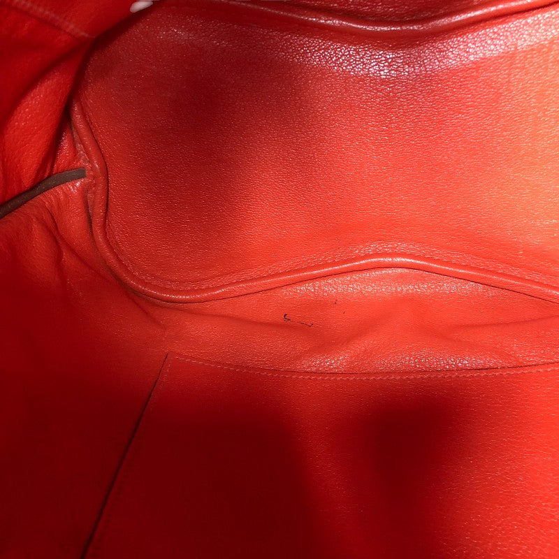 エルメス HERMES ソーケリー26 □Q刻 ルージュピヴォワンヌ シルバー金具 トゴ レディース ショルダーバッグ