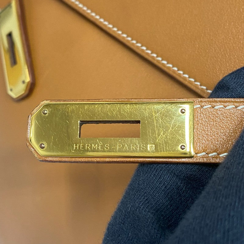 エルメス HERMES ケリー32 内縫い □B刻 ゴールド ゴールド金具 ガリバー レディース ハンドバッグ