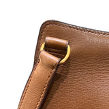 エルメス HERMES バルドゴルフ ○B刻印 ブラウン　ゴールド金具 カーフ レディース ショルダーバッグ