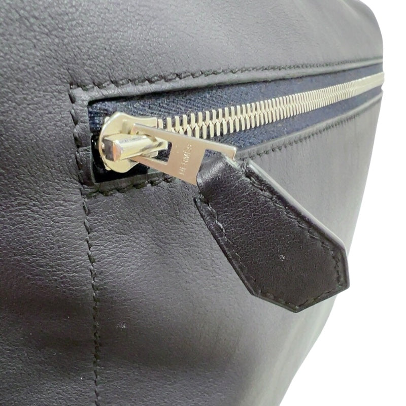 エルメス HERMES シティスライドMM X刻印 (2016年製) ブルーニュイ　シルバー金具 エバーカーフ ユニセックス ショルダーバッグ