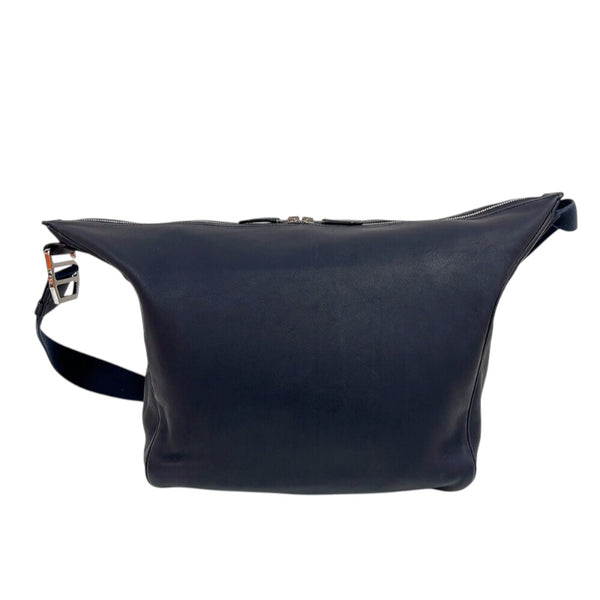 エルメス HERMES シティスライドMM X刻印 (2016年製) ブルーニュイ　シルバー金具 エバーカーフ ユニセックス ショルダーバッグ