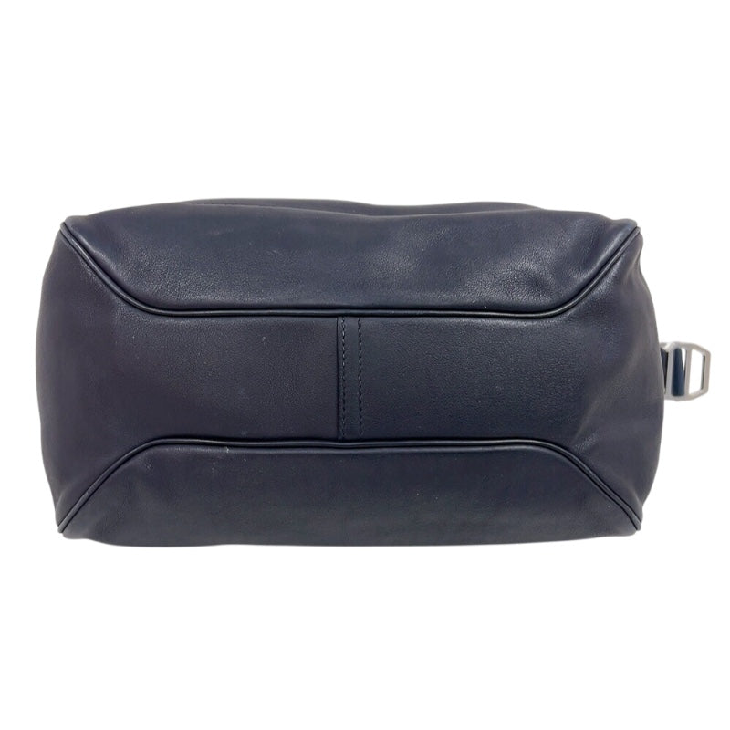 エルメス HERMES シティスライドMM X刻印 (2016年製) ブルーニュイ　シルバー金具 エバーカーフ ユニセックス ショルダーバッグ