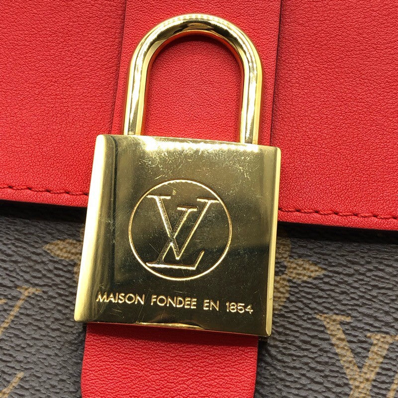 ルイ・ヴィトン LOUIS VUITTON ロッキーBB M44322 ブラウン/レッド モノグラム レディース ショルダーバッグ